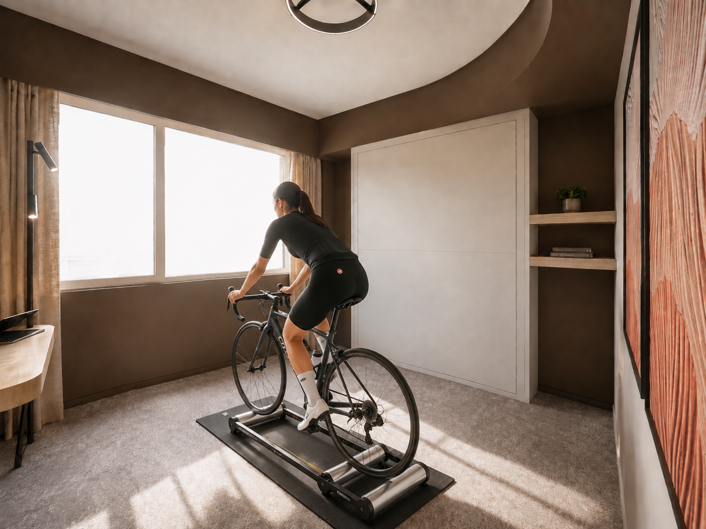 Mezzo-Geel-Hybride-Kamer-Fiets