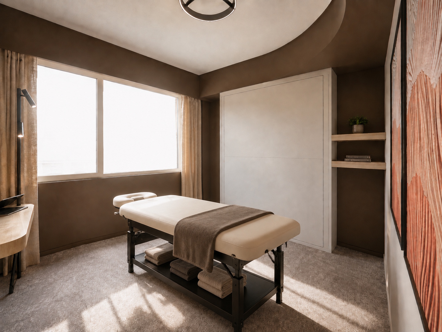 Mezzo-Geel-Hybride-Kamer-Massagetafel